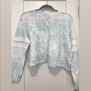 Hollister slightly cropped varsity long sleeve